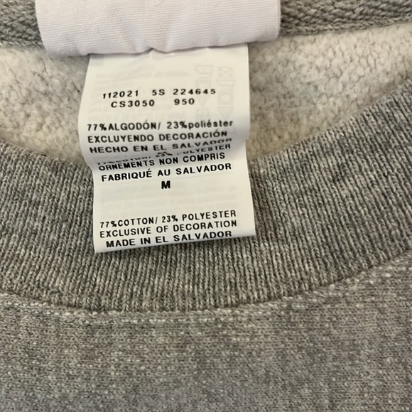 Champion Penn State Nittany Lions Reverse Weave Crewneck Sweatshirt Medium Gray - Picture 5 of 13